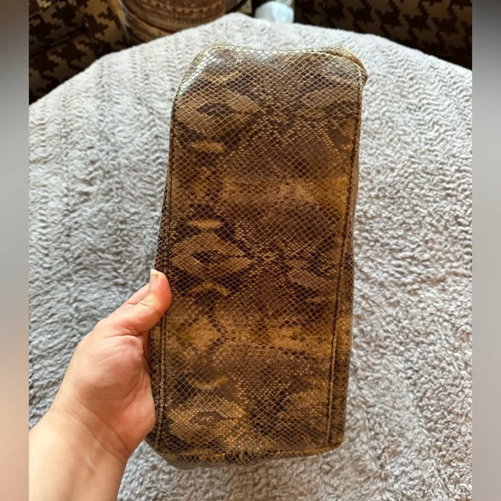 DOONEY AND BOURKE Vintage Y2K Snakeskin Hobo Bag